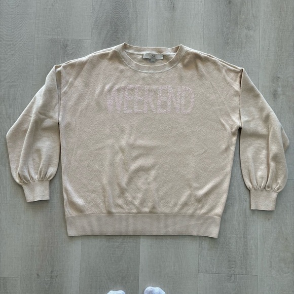 Loft Weekend Sweater Sz Large - Picture 6 of 7